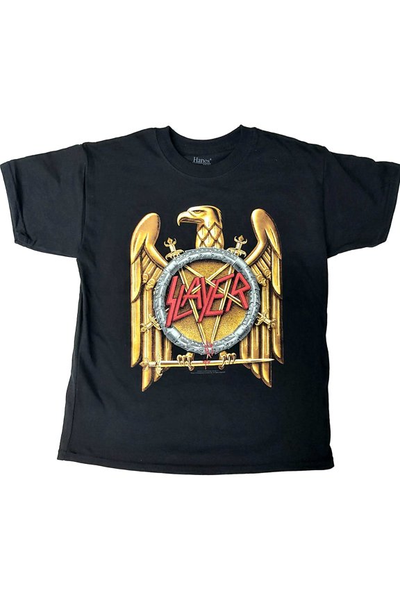 Slayer Kids T-Shirt: Gold Eagle (9-10 Years)