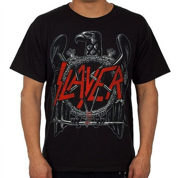 Slayer Men's Black Eagle T-shirt X-Large Black
