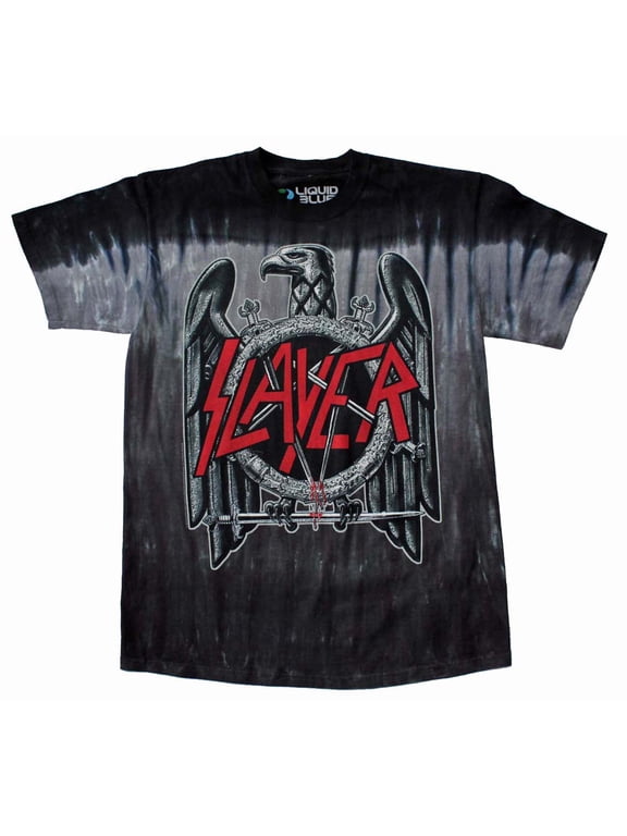 Men's Slayer Eagle Tie Dye T-shirt Small Multi