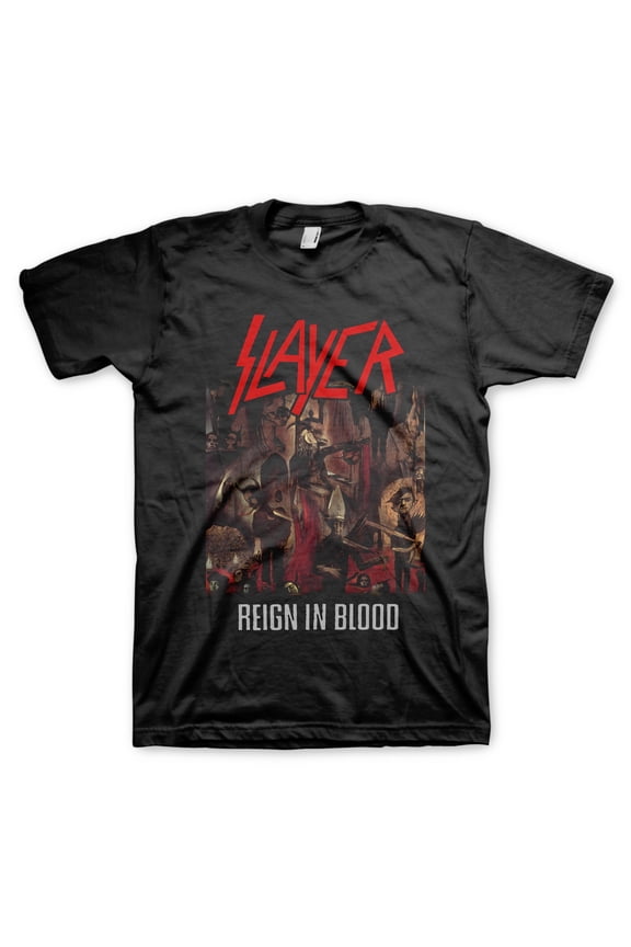 Slayer Men's Reign In Blood T-Shirt Black Medium | Officially Licensed Merchandise