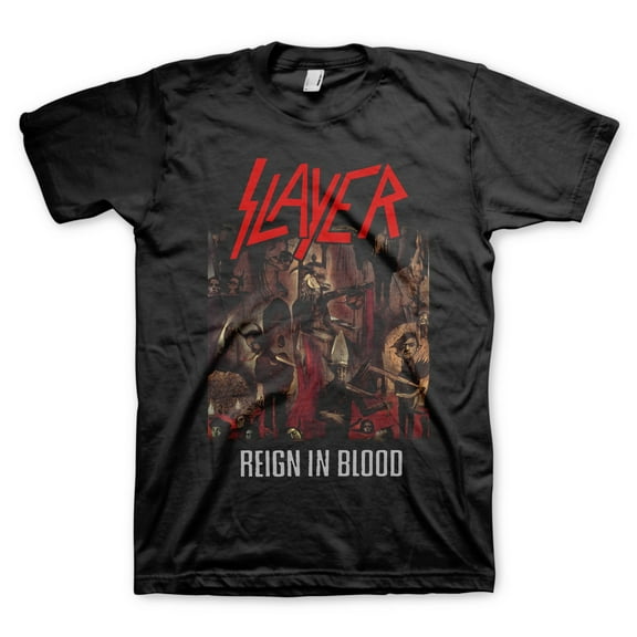 Slayer Men's Reign In Blood T-Shirt Black Small | Officially Licensed Merchandise