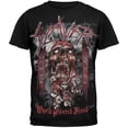thumbnail image 1 of Slayer Men's World Painted Blood All Over Short Sleeve T Shirt, 1 of 2