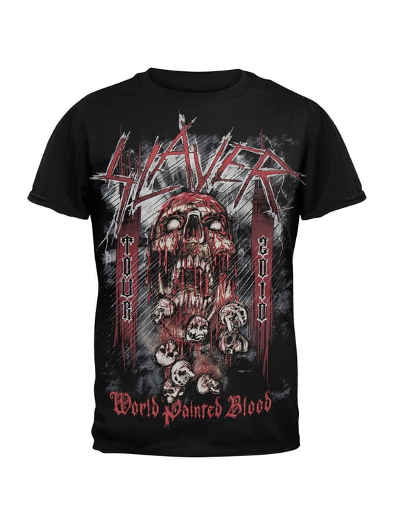 Men's World Painted Blood All Over Short Sleeve T Shirt