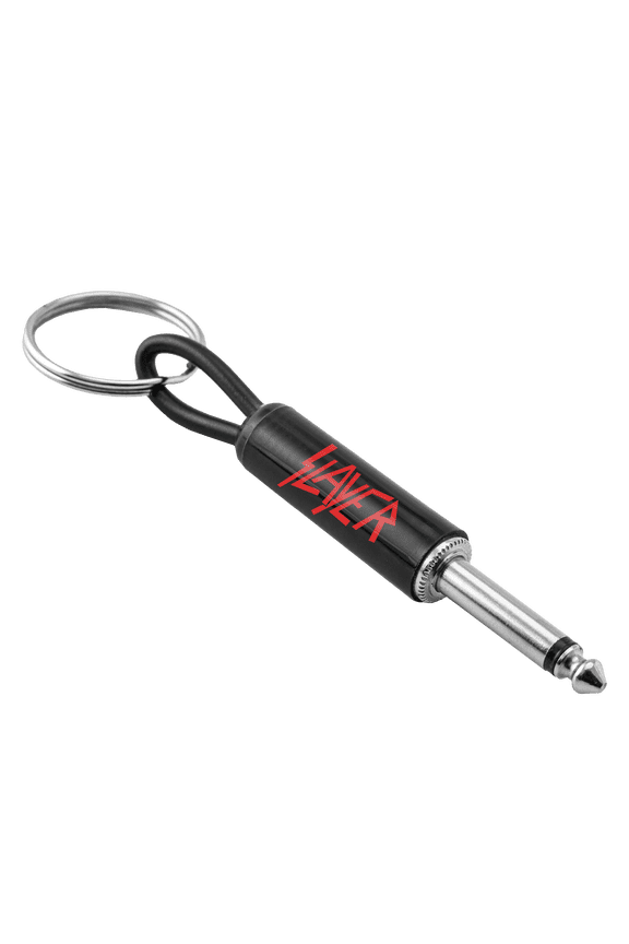 Slayer Red Logo Plug Keychain
