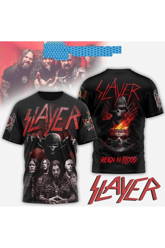 Slayer Reign In Blood Fan Hoodie T-Shirt