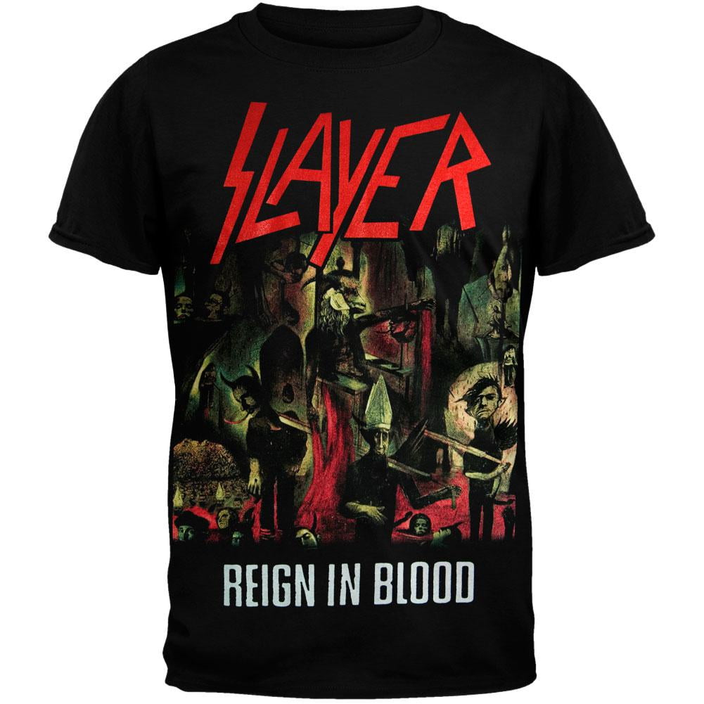 Maglietta Slayer Reign In Blood – Nero, Taglia Large, Cotone Classico - 3
