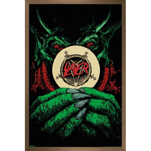 Slayer - Root Of All Evil Wall Poster, 22.375" x 34" Framed