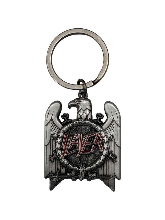Silver Eagle Logo Keychain