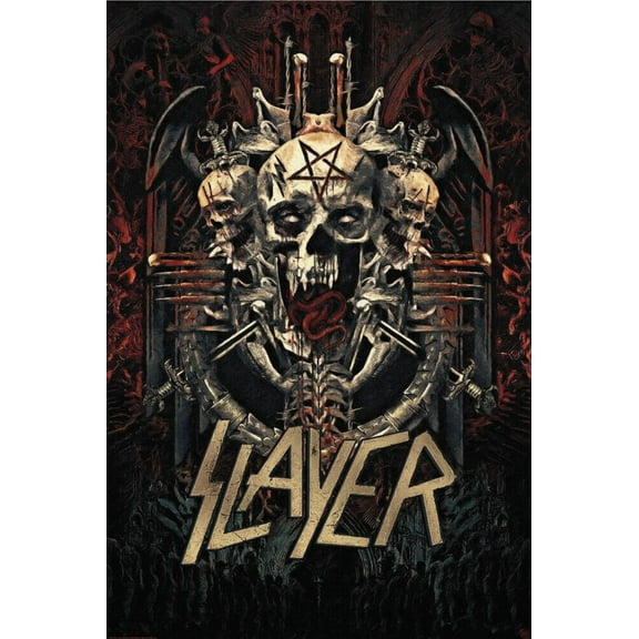 Slayer Skullagram Poster - 24" x 36"