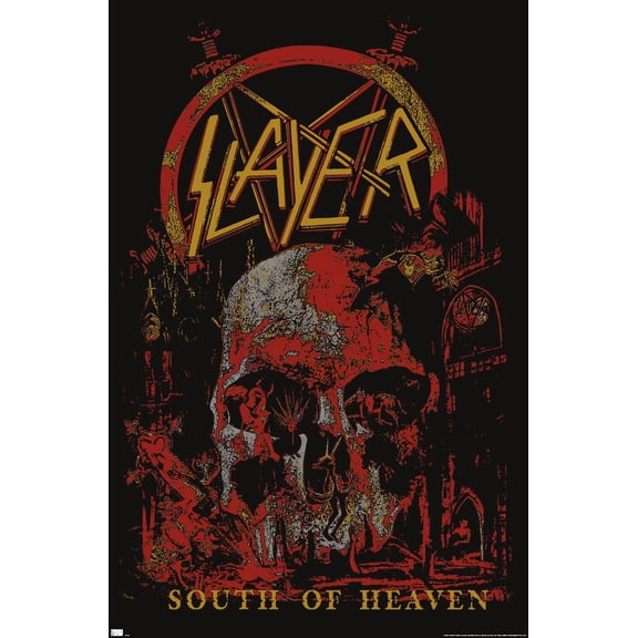 Slayer - South Of Heaven Wall Poster, 14.725" x 22.375"