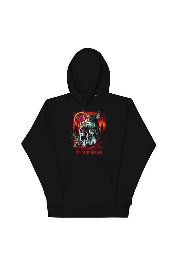 Slayer - South Skull Unisex Hoodie - Black - 4XL