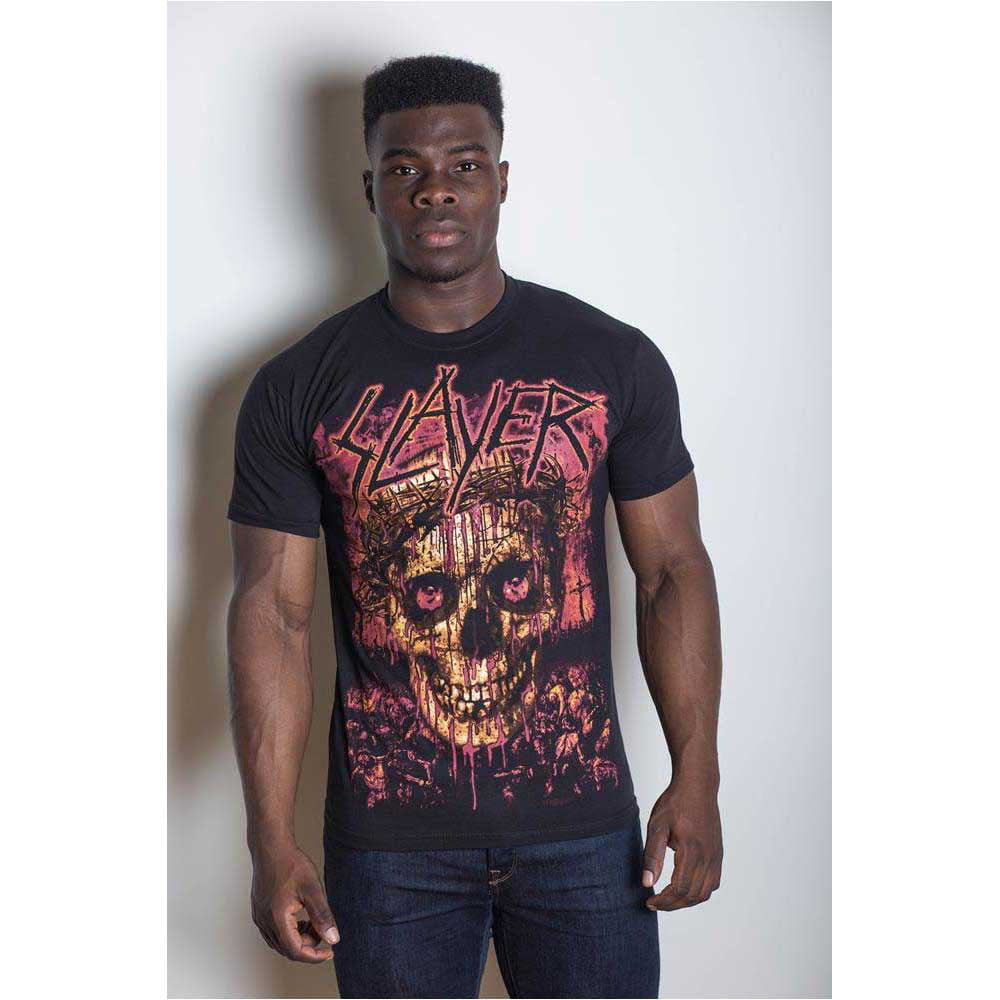 Slayer Soldier Skull Torch Printed Metal Oversized Mens T-shirt Legacy Boutiques Bangladesh main image 1
