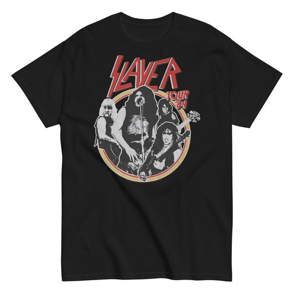 Slayer - Tour '84 Unisex T-Shirt - Black - Small