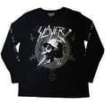 thumbnail image 1 of Slayer Unisex Long Sleeve T-Shirt: Dagger Skull (Sleeve Print), 1 of 2