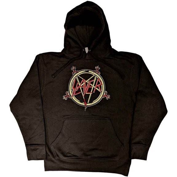 Slayer Unisex Pullover Hoodie Sweatshirt Pentagram (X-Large)