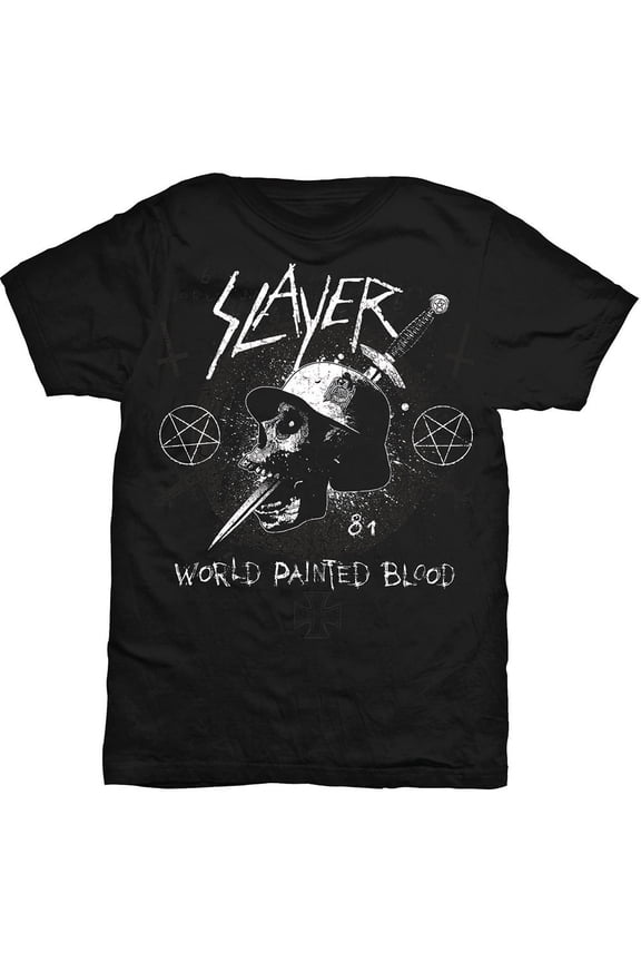 Slayer Unisex T-Shirt Dagger Skull (Medium)