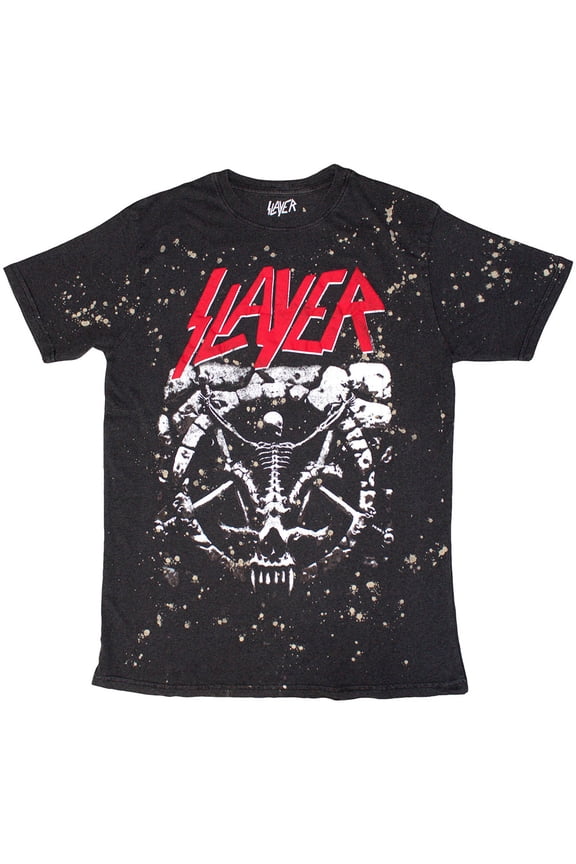 Slayer Unisex T-Shirt Divine Splatter (Black) (Wash Collection) (XX-Large)