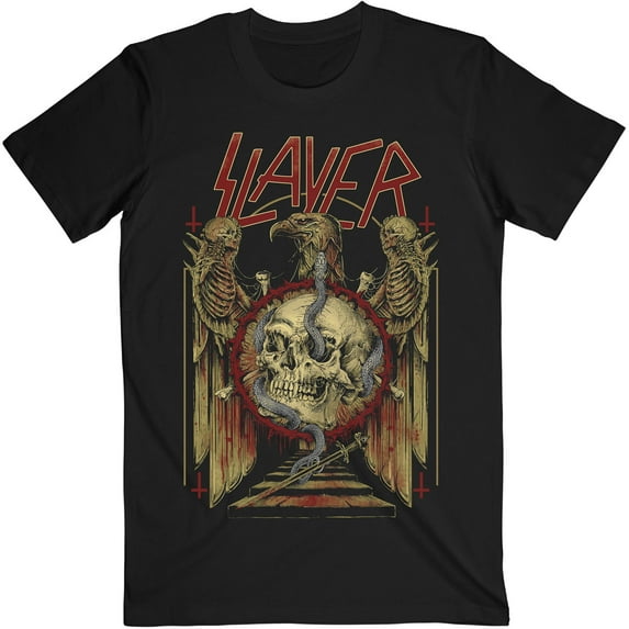 Slayer Unisex T-Shirt Eagle & Serpent (Small)