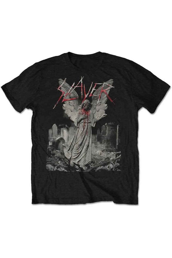 Slayer Unisex T-Shirt Gravestone Walks (Medium)