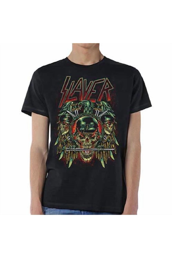 Slayer Unisex T-Shirt Prey with Background (Small)