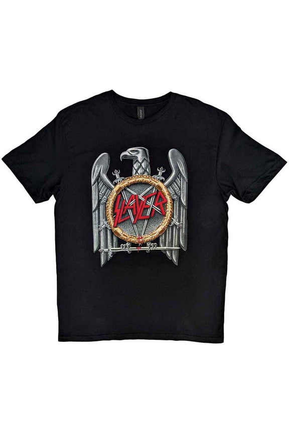 Slayer Unisex T-Shirt Silver Eagle (XX-Large)