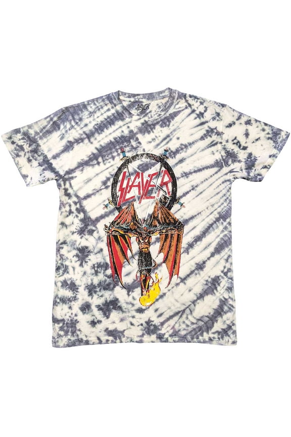 Slayer Unisex T-Shirt: Winged Crucifix (Wash Collection) (XX-Large)