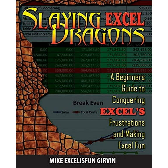 Pre-Owned Slaying Excel Dragons: A Beginners Guide to Conquering Excel's Frustrations and Making Excel Fun (Paperback) 161547000X 9781615470006