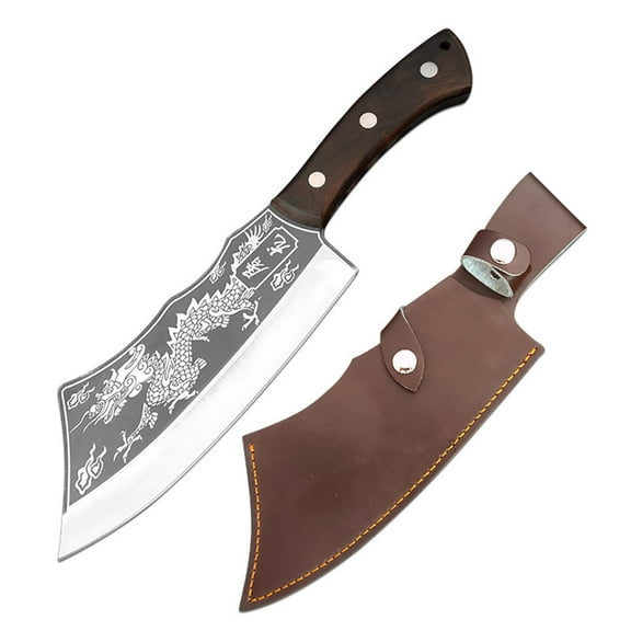 Slaying Knife Hand Made Knife Steel Kitchen Knives For Cutting Boning And Chopping Needs With Handle With Sheath