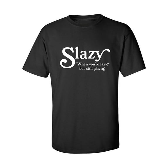 Slazy Adult Short Sleeve T-shirt