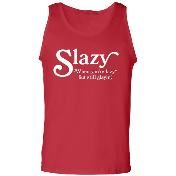 Slazy Adult Tank Top