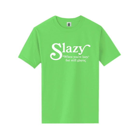Slazy Short Sleeve Neon T-Shirt