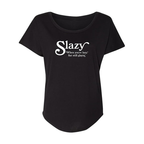 Slazy Womens Dolman Tee