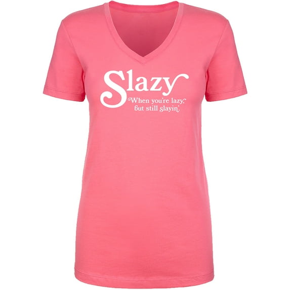 Slazy Womens V-Neck T-Shirt