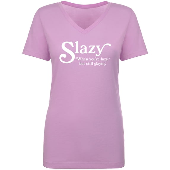 Slazy Womens V-Neck T-Shirt