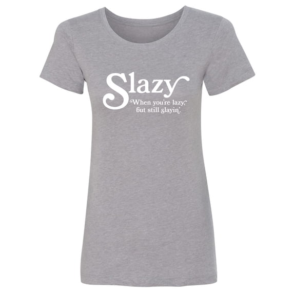 Slazy Womens crewneck tee