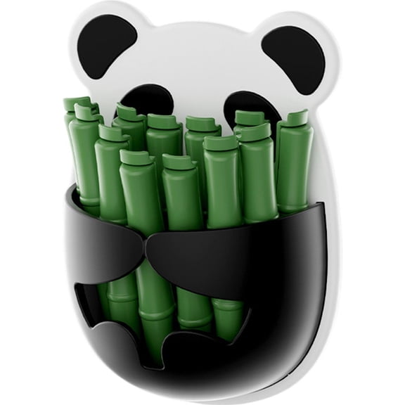 Slccxzc 12 Pcs Cute Panda Refrigerator Magnet Chip Clips Set Food Sealing Clips
