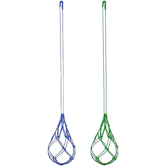 Slccxzc 2Pcs Football Juggling Kick Net Sports Supplies Soccer Juggling Bag Football Kick Net Bag Portable Soccer Juggling Net for Youth Adults Training Equipment