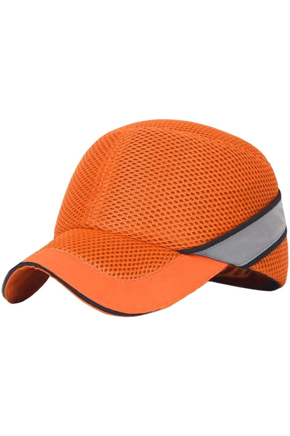 Bump Cap Hard Hat Baseball Cap Breathable Head Protection Work Reflective Caps for Maintenance Workers Welders