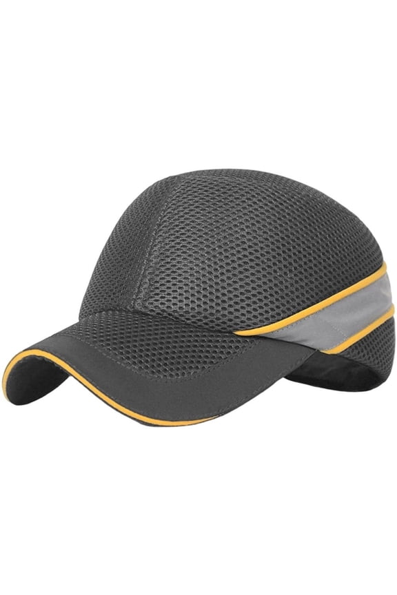 Bump Cap Hard Hat Baseball Cap Breathable Head Protection Work Reflective Caps for Maintenance Workers Welders