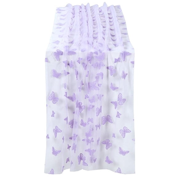 Slccxzc Butterfly Theme Birthday Table Runner Butterfly Birthday Decor Mesh Table Runner Butterfly Party Supplies