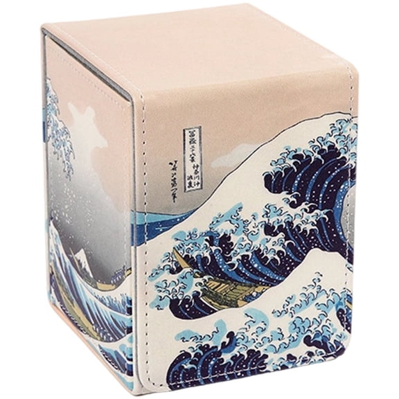 Slccxzc Card Deck Box - Can Hold More Than 100 Single Set Cards, Trading Card Storage Box Leather Deck Boxes for Trading Cards