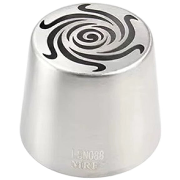 Slccxzc Extra Large Russian Piping Tip Stainless Steel Flower Icing Nozzle for Cake Cupcake Decorating