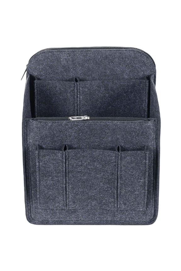 Felt Bag Organizer Insert Multi-Pocket Backpack Inner Bag Felt Backpack Organizer Insert Bag, Large Capacity Travel Liner Bag