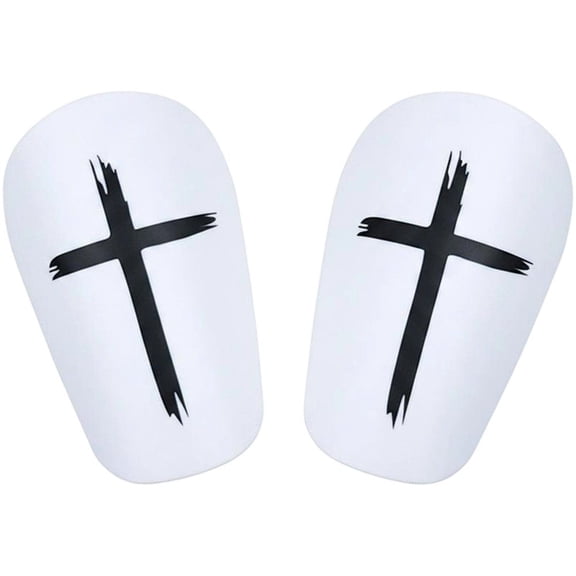 Slccxzc Football Shin Pads,Cross Design Shin Guards for Adults Lightweight Small Shin Pad for Soccer Football Games Leg Calf Protective Gear