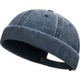 thumbnail image 1 of Slccxzc Hip Hop Beanie Street Hat Men Skullcap Women Spring Brimless Baggy Melon Cap Cuff Docker, 1 of 7