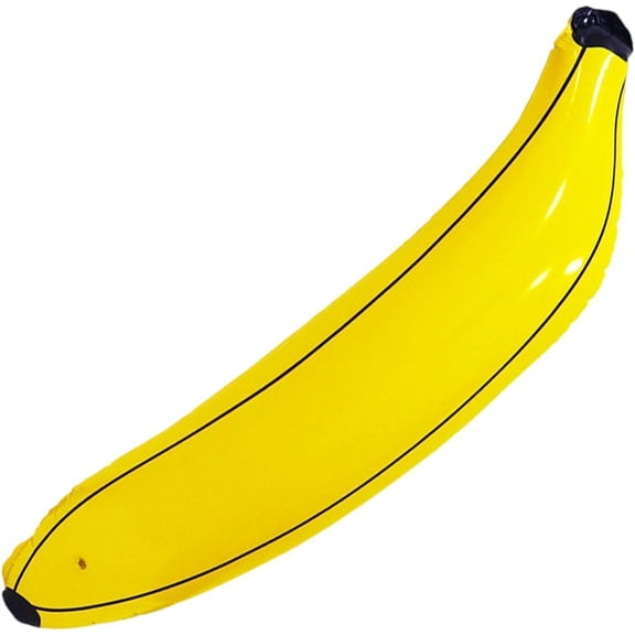 Slccxzc Inflatable Banana Yellow Banana Blow-up Toys Giant Inflatable Fake Banana Props Pool Accessory for Hawaiian Luau Party Decoration