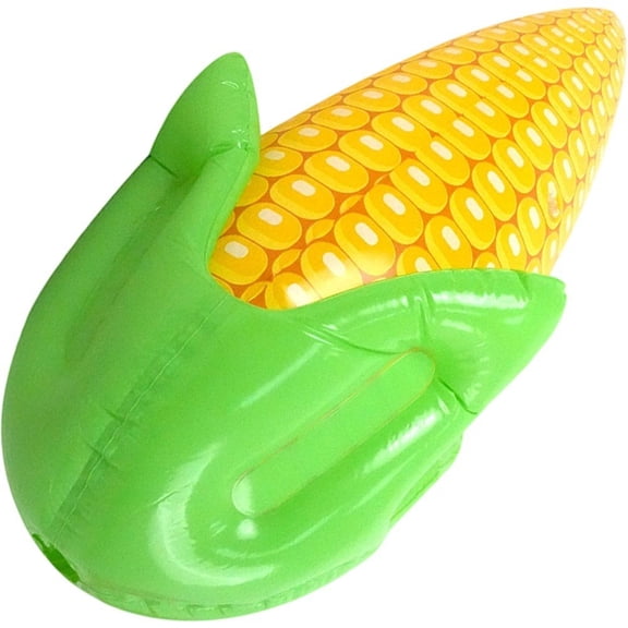 Slccxzc Large Inflatable Corn 62cm Thicken PVC Artificial Corn Cob Blow-up Vegetable Model Toys For Hawaii Party Swimming Pool Decoration