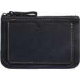 thumbnail image 1 of Slccxzc Leather Coin Holder For Men Women Change Purse Zipper Small Wallet Lightweight Mini Coin Purse With Front Card Slot, 1 of 7