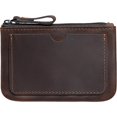 thumbnail image 1 of Slccxzc Leather Coin Holder For Men Women Change Purse Zipper Small Wallet Lightweight Mini Coin Purse With Front Card Slot, 1 of 7