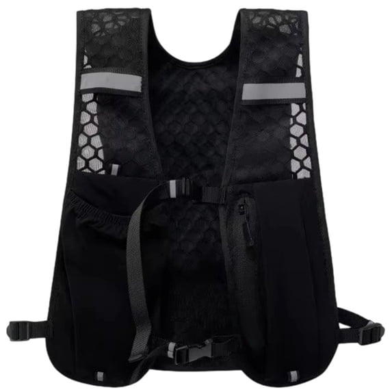 Slccxzc Lightweight Running Vest, Reflective Hydration Vest with Phone Holder